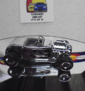 Hot Wheels Classics CHASE Chrome Street Rodder w/Redline Real Riders