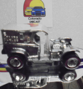 Hot Wheels Classics CHASE Chrome Copper Stopper w/Redline Real Riders