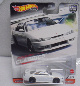 HOT WHEELS MODERN CLASSICS WHITE NISSAN SILVIA (S14)