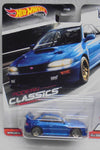 HOT WHEELS MODERN CLASSICS BLUE '98 SUBARU IMPREZA 22B STI VERSION