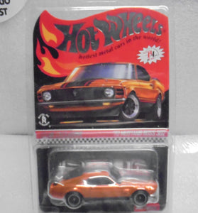 HOT WHEELS RLC ORANGE '70 MUSTANG BOSS 302