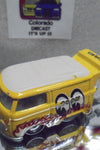 Loose Hot Wheels Yellow Moon Eyes Kool Kombi w/Real Riders