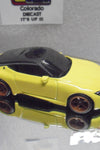 Loose Hot Wheels Yellow Nissan Z Proto w/Real Riders