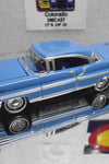 JOHNNY LIGHTNING LIGHT BLUE LINCOLN PREMIERE W/REAL RIDERS