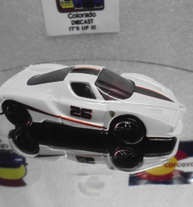 LOOSE HOT WHEELS WHITE ENZO FERRARI 5 PACK EXCLUSIVE