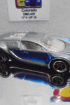 LOOSE HOT WHEELS GREY/BLUE BUGATTI VEYRON W/FTE'S