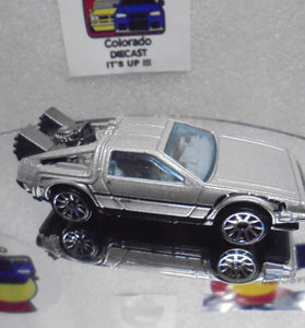 LOOSE HOT WHEELS BACK TO THE FUTURE TIME MACHINE DELOREAN