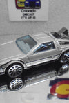 LOOSE HOT WHEELS BACK TO THE FUTURE TIME MACHINE DELOREAN