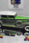 LOOSE HOT WHEELS GREEN CLASSIC PACKARD W/REAL RIDERS