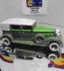 LOOSE HOT WHEELS GREEN CLASSIC PACKARD W/REAL RIDERS