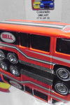 LOOSE HOT WHEELS ORANGE BELL GMC MOTORHOME W/REAL RIDERS