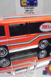 LOOSE HOT WHEELS ORANGE BELL GMC MOTORHOME W/REAL RIDERS