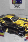 LOOSE HOT WHEELS RLC GOLD CHROME CUSTOM '72 DATSUN 240Z W/REAL RIDERS