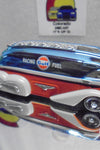 LOOSE HOT WHEELS RLC GULF ROCKET OIL BUS W/REAL RIDERS