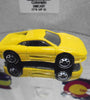 LOOSE HOT WHEELS YELLOW FERRARI 355 METAL BASE