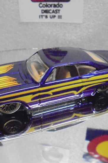 LOOSE HOT WHEELS PURPLE '65 CHEVY IMPALA LOWRIDER