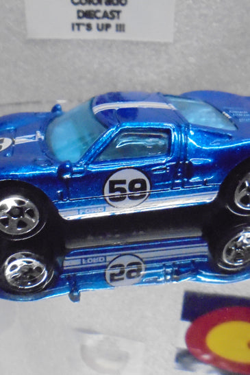LOOSE HOT WHEELS BLUE FORD GT-40