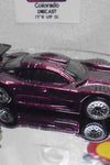 LOOSE HOT WHEELS DARK RED MERCEDES CLK-LM