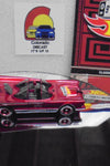 LOOSE HOT WHEELS MEXICO CONVENTION RED BATMOBILE W/RR'S & CARD