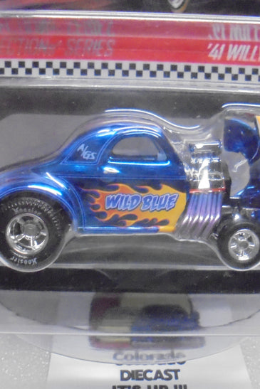 HOT WHEELS RLC Blue '41 Willy's Gasser