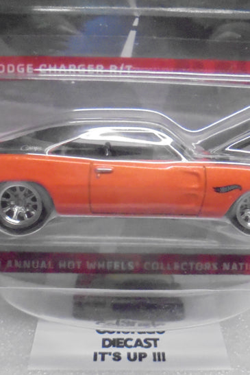 HOT WHEELS 22nd Annual Nationals Orange 1969 Dodge Charger LOW #169/4000