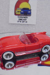 LOOSE HOT WHEELS RED '55 CHEVY CORVETTE W/REAL RIDERS