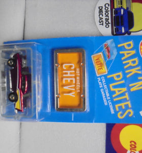 1988 HOT WHEELS PARK N PLATES RED '57 CHEVY