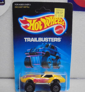 1989 HOT WHEELS PARK N PLATES RUBY RED WOODIE INTERNATIONAL CARD