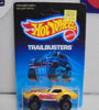 1986 HOT WHEELS TRAILBUSTERS YELLOW MONSTER VETTE UNPUNCHED CARD