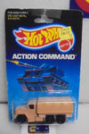 1986 HOT WHEELS ACTION COMMAND TAN TROOP CONVOY TRUCK