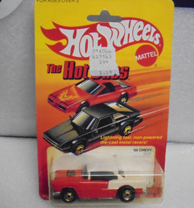 1982 HOT WHEELS THE HOT ONES RED/WHITE '55 CHEVY