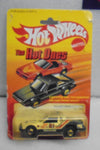 1983 HOT WHEELS THE HOT ONES WHITE THUNDERBIRD STOCKER IMPERFECT CARD