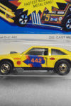 1979 HOT WHEELS THE HOT ONES YELLOW FLAT OUT 442 UNPUNCHED CARD