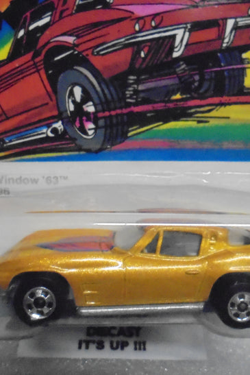 1981 HOT WHEELS HIRAKERS GOLD SPLIT WINDOW '63 CORVETTE
