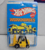 1980 HOT WHEELS WORKHORSES CAT FORKLIFT UNPUNCHED CARD