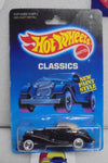 1986 HOT WHEELS CLASSICS BLACK MERCEDES 540K WHITEWALLS