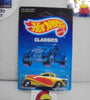 1988 HOT WHEELS CLASSIC YELLOW '37 BUGATTI UNPUNCHED CARD