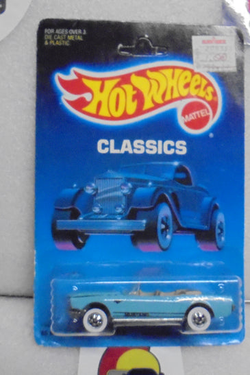 1987 HOT WHEELS CLASSIC TEAL '65 MUSTANG CONVERTIBLE