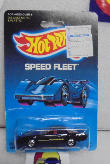1986 HOT WHEELS SPEED FLEET BLACK 80'S FIREBIRD