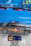 1988 HOT WHEELS SPEED FLEET BLACK CHEVY STOCKER RIGHT FACING