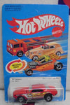 HOT WHEELS 1982 RED W/FLAMES '67 CAMARO ON UNPUNCHED CREASED CARD