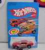 HOT WHEELS 1982 RED W/FLAMES '67 CAMARO ON UNPUNCHED CREASED CARD