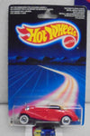 HOT WHEELS 1986 INTERNATIONAL CARD RED MERCEDES 540K