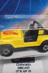 HOT WHEELS 1987 YELLOW JEEP CJ7