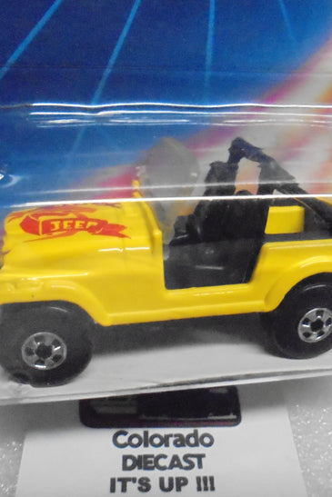 HOT WHEELS 1987 YELLOW JEEP CJ7