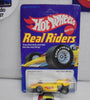 HOT WHEELS 1982 REAL RIDERS YELLOW LIGHTNING GOLD ON UNPUNCHED CARD