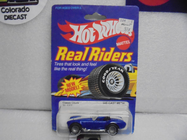 HOT WHEELS 1982 REAL RIDERS BLUE CLASSIC COBRA – Colorado