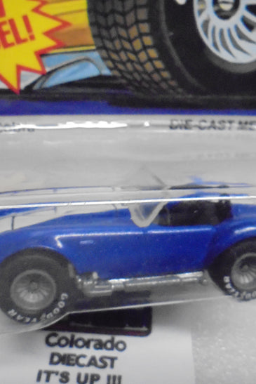 旧いHot Wheels CLASSIC COBRA Real Riders Hot Wheels Real Riders Classic Cobra 1982 Blue with White