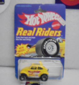 HOT WHEELS 1982 REAL RIDERS YELLOW VW BAJA BUG