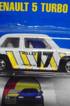 HOT WHEELS 1990 WHITE RENAULT 5 TURBO ON INTERNATIONAL BLUE CARD